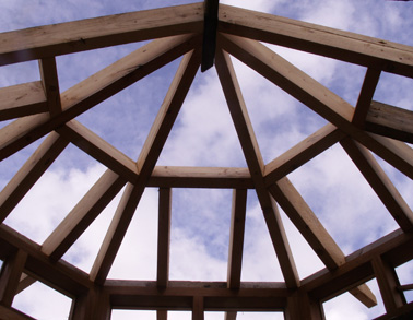Traditionally framed roof truss